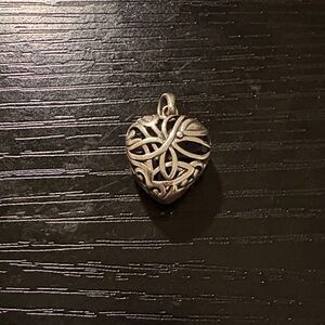 Vintage Silver heart charm